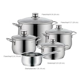 thumbnail of Wmf diadem plus set pentole 5 pezzi + 4 coperchi in vetro adatte ad induzione