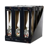 thumbnail of Christbaumspitze Glas 31cm mit Schnee & Vogel Motiv 1 Stück sort. Weiß