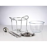 thumbnail of APS 65067 Feuerzangenbowle Set für ca. 4 Liter Flüssigkeit, verchromt und hochglanzpoliert