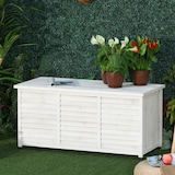 thumbnail of Outsunny Panca Contenitore in Legno di Abete Cassapanca da Esterno