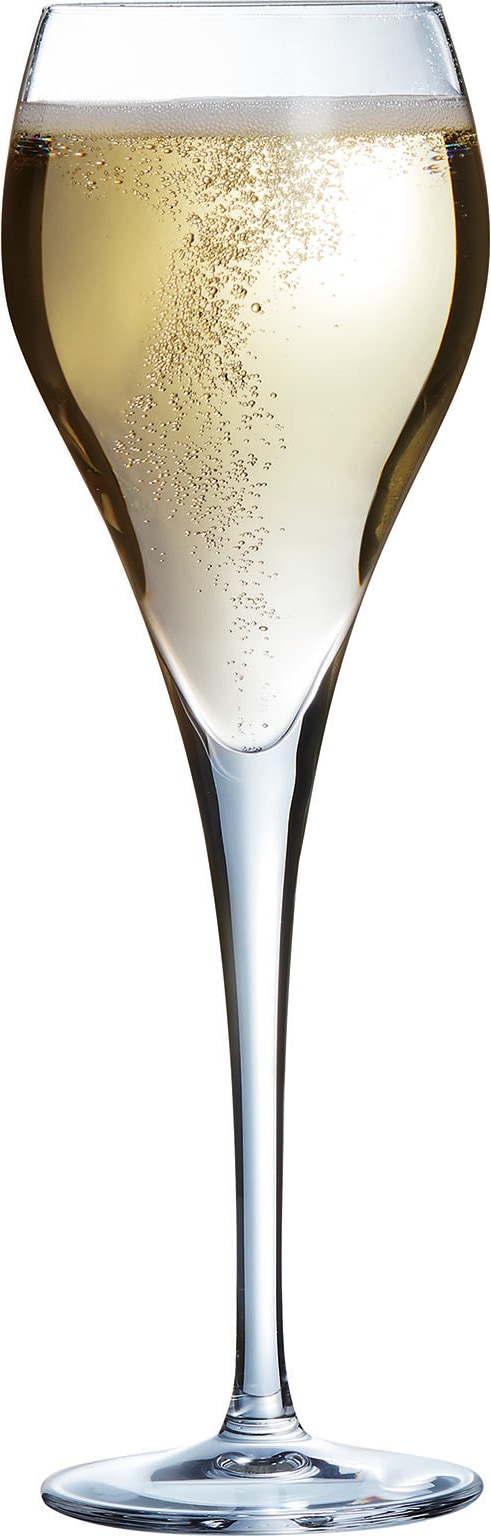 Una copa de champán.