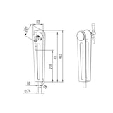 thumbnail of Schanksäule Modell Naked One Eichen, 1-leitig