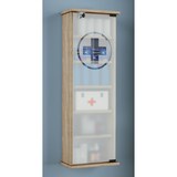 thumbnail of VCM Medizinschrank Omal Sonoma-Eiche H. 92 x B. 31 x T. 18 cm