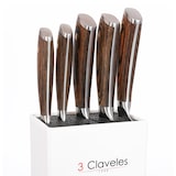 thumbnail of 3 Claveles Sakura - Juego Premium de 4 Cuchillos Acero Forjado con Hoja Martilleada