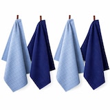 thumbnail of Ten Cate Keukenhanddoeken Set – 4-delig – 2x Keukendoek 50x50 cm & 2x Theedoek 60x65 cm – 100% Katoen – Blauw