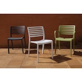 thumbnail of Resol LAMA Cadeira Interior, Exterior Set 2 Cinza Escuro