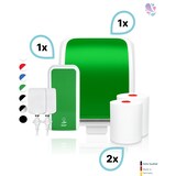 thumbnail of KOMPLETT-SET Waschraum: Handtuchrollenspender AUTOCUT + 2 TAD Handtuchrollen + Schaumseifenspender SENSOR + 2 Kartuschen