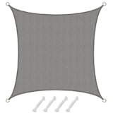 thumbnail of UV Sonnensegel 2x2 HDPE Quadratisch Sonnenschutz Überdachung Garten Balkon Grau