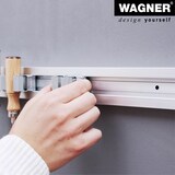 thumbnail of WAGNER Gerätehalter CLIPS & SCHIENE AUSZIEHBAR - 60-110 x 5,5 cm, Aluminium, 5 Clips, Tragkraft bis 2 kg/Clip - 15204611