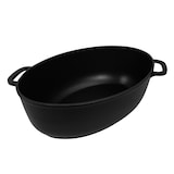 thumbnail of Aluguss Bräter Gänsebräter Schmorrtopf Alugussbräter Antihaft mit Glasdeckel