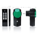 thumbnail of BEARWARE Außenbereich Funksteckdosen Set mit Fernbedienung - 3x Outdoor Funkschalter Steckdosen