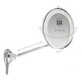 thumbnail of MACOM Perfect Mirror Specchio cosmetico ingrandente 10 X estensibile e orientabile con potente ventosa a ghiera 229