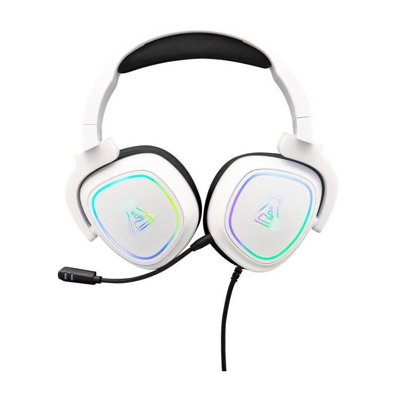 Casque Gaming Rgb The G-lab - Compatible Pc, Ps4, Xboxone - Blanc