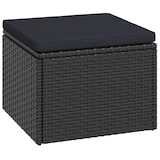 thumbnail of vidaXL Loungeset poly rattan zwart