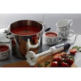 thumbnail of aro Olla para sopas con tapadera, acero inoxidable, Ø 28 cm, 13.5 L, inducción