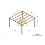 thumbnail of Pérgola de Madera Laminada Fuengirola (Maderland) - Gardeneas