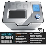 thumbnail of Arendo Brotbackautomat 550W, Brotbackmaschine, 25 Programme, glutenfreies Backen, Joghurtfunktion, 1 kg Kapazität, Direktantrieb