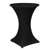 thumbnail of Stehtischhusse "NIZZA" stretch schwarz 70 Ø, 2-teilig