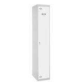 thumbnail of SimonRack Armadietto Spogliatoio in Metallo a 1 Porta, 1800x300x500, Grigio/Bianco - Simonlocker