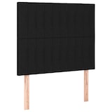 thumbnail of vidaXL Boxspringbett mit Matratze & LED Schwarz 120x200 cm Stoff