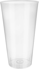 DOT Horeca Solutions 50 Bicchieri PET trasparenti monouso 400 ML tacca 0,3 alta qualità usa e getta bicchiere riciclabili per acqua bevande birra cocktail drink