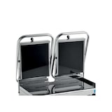 thumbnail of Piastra panini doppio con piano cottura in vetroceramica liscio – potenza 3200 watt