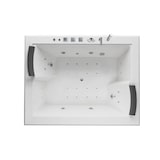 thumbnail of Badewanne Spa Eckbadewanne Wanne Pool Massagewanne Whirlpool XXL 2 Personen BABILON weiss