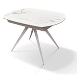 thumbnail of Milani Home tavolo in metallo e ceramica 90 x 180 x 75 cm bianco