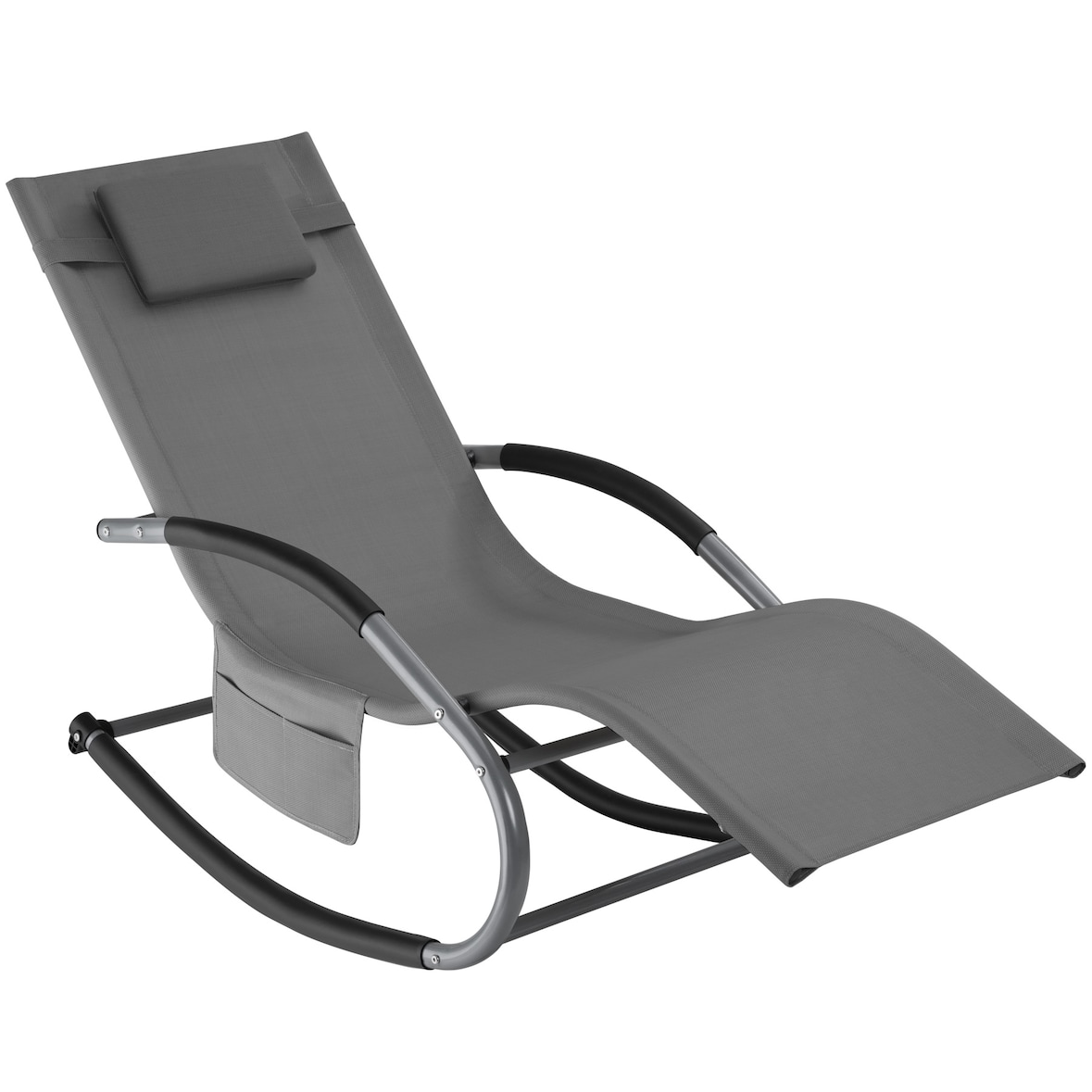 tectake lettino prendisole Taya, ergonomico, funzione a dondolo - 406169