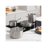 thumbnail of Alessi dc100s7, convivio set mit 4 stahltöpfen
