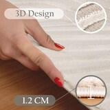 thumbnail of Carpetsale24, Kurzflor Teppich Wohnzimmer 160 x 230 cm, Creme Einfarbig Skandi-Boho Deko, 3D-Effekt, Extra Weich für Flur, Schlafzimmer und Küche