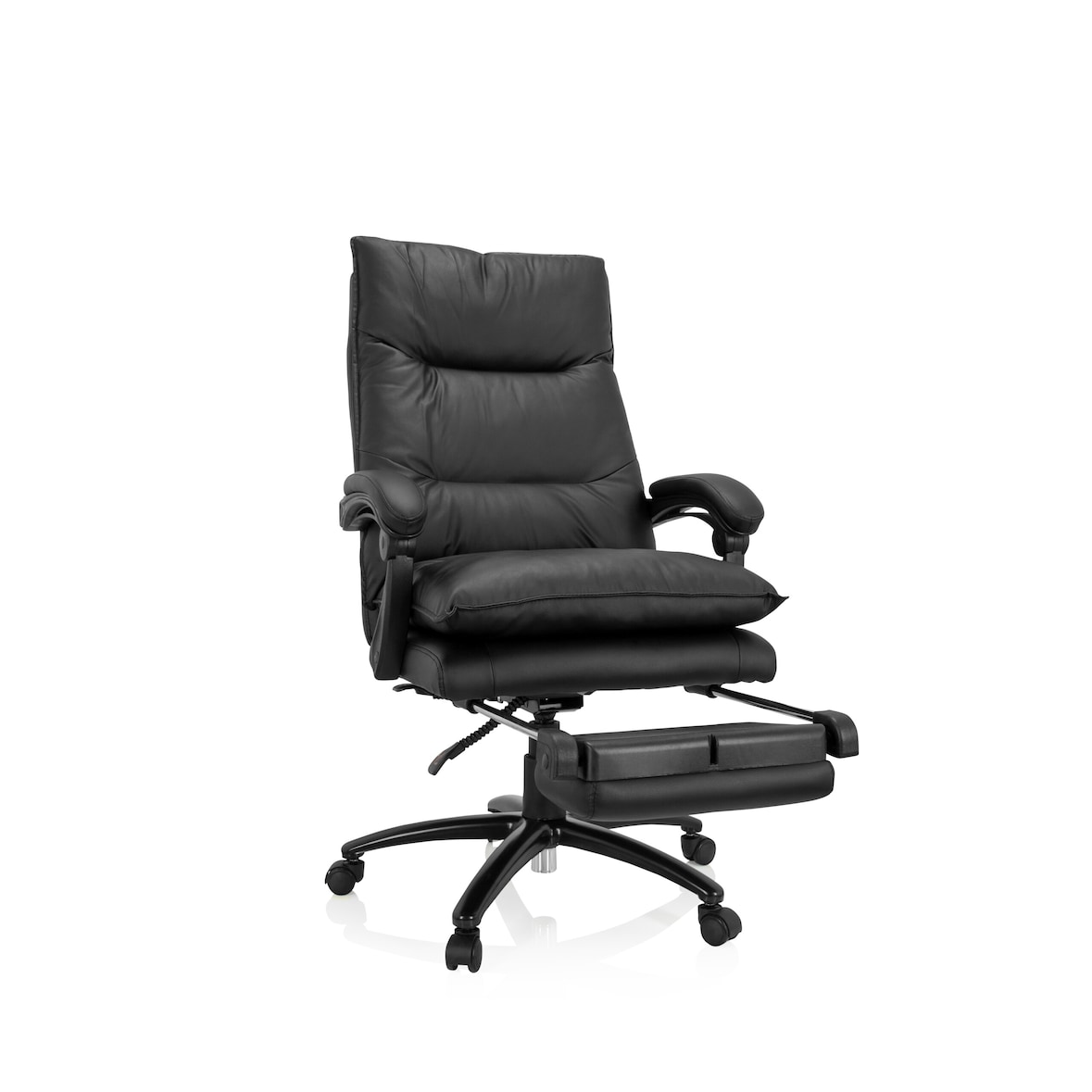 Sillón de dirección RELAX CL 200 con reposapiés PU negro hjh OFFICE
