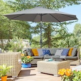 thumbnail of Sombrilla de Jardín Ø295x250 cm con Manivela Parasol Exterior con Mecanismo de Inclinación y Poste Desmontable de Metal para Terraza Piscina Patio