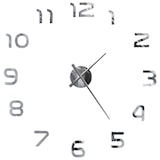 thumbnail of vidaXL 3D-wandklok 100 cm XXL modern zilverkleurig