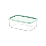 thumbnail of Set 5 Recipientes Herméticos para Alimentos, de forma Rectangular Verde 7house