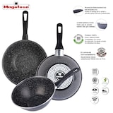 thumbnail of Wok 28cm Magefesa K2 Granssaso en Acero Esmaltado Color Gris