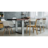 thumbnail of Set De 2 Soportes Velden Cuadrados Para Mesas Acero inoxidable/90 cm