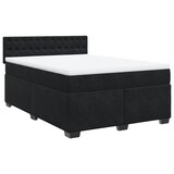 thumbnail of vidaXL Boxspringbett mit Matratze Schwarz 140x200 cm Samt