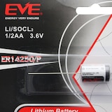 thumbnail of EVE ER14250P Lithium Batterie mit axialem Drahtanschluss