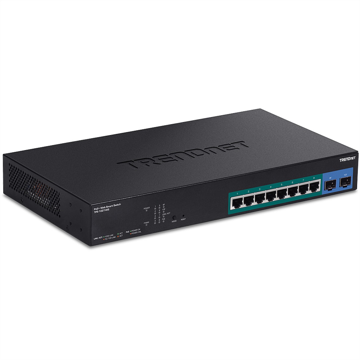 TRENDnet TPE-1021WS 10-poorts PoE+ Gigabit Web Smart Switch