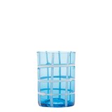 thumbnail of Zafferano Twiddle - Set van 6 gekleurde geblazen glazen, 35 cl - Handgemaakte tumblers met witte decoratie, vaatwasserbestendig