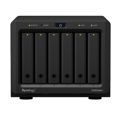 Sistema NAS Synology Diskstation DS620slim Carcasa vacía de 6 bahías