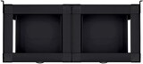 thumbnail of vidaXL Waschmaschinen-Podest 2 pcs Schwarz 127 x 54,5 x 32,5 cm Stahl