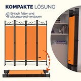thumbnail of Casaria Paravent Raumteiler Sichtschutz Verstellbar 180x163cm Orange