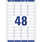 thumbnail of Adress-Etiketten permanent, weiß, 45,7 x 21,2 mm, ultragrip, bedruckbar,