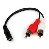 thumbnail of Startech Cable Adapter 15Cm Audio Stereo Audio Mini J