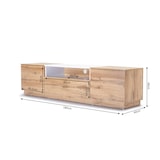 thumbnail of Mueble TV Industrial 2 Puertas y 1 Cajon 180cm Roble y Gris