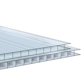 thumbnail of tectake Lot de 10 plaques doubles SHINY en polycarbonate découpables - 121 x 60,5 x 0,4 cm - 405929