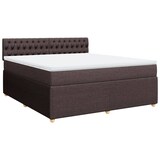 thumbnail of vidaXL Boxspringbett mit Matratze Dunkelbraun 180x200 cm Stoff