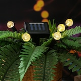 thumbnail of LED Solar Gartenstecker mit Luftblasenoptik Beetstecker Blumentopfdeko Sensor